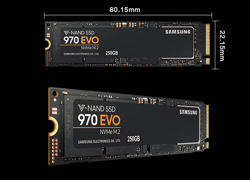 Samsung 250 ГБ 500 ГБ SSD 970 EVO жесткий диск SSD M2 250 ГБ 500 Гб M.2 NVME Disque Dur для ноутбука 240 ГБ 2280 PCIe