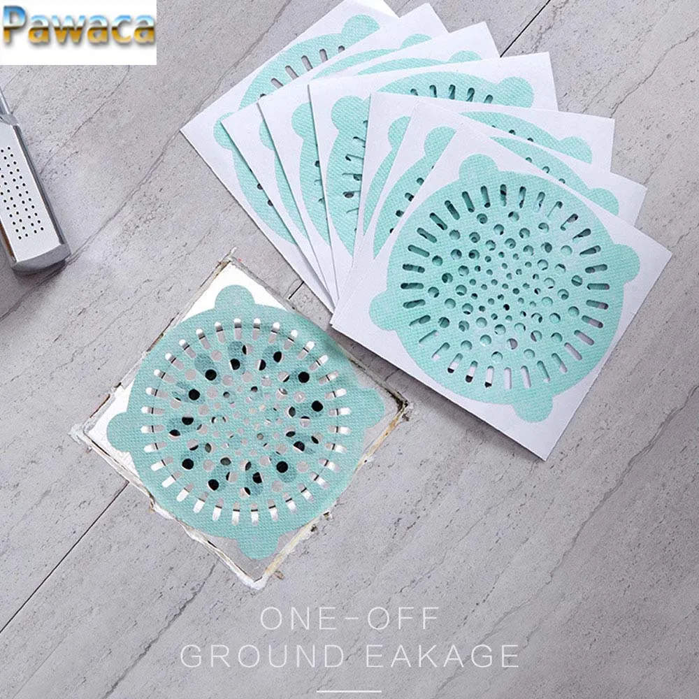 

10pcs Sewer Outfall Strainer Bathroom Sink Filter Anti-blocking Floor Drain Hair Stopper Catcher One-off Kitchen Accessories