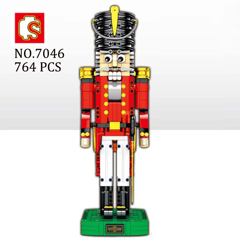 

Moc Nutcracker Employee fit technic city 4002017 Building Blocks Bricks Educational Toys Model Christmas kid Gifts