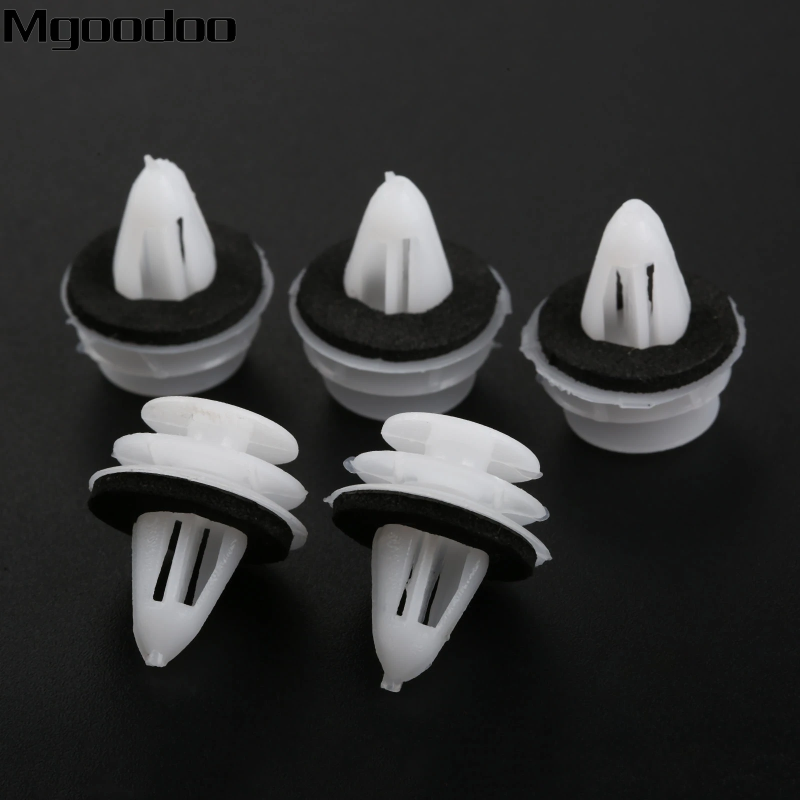 15pcs Car Door Trim Panel Retainer Clips Fastener 9mm Hole Plastic
