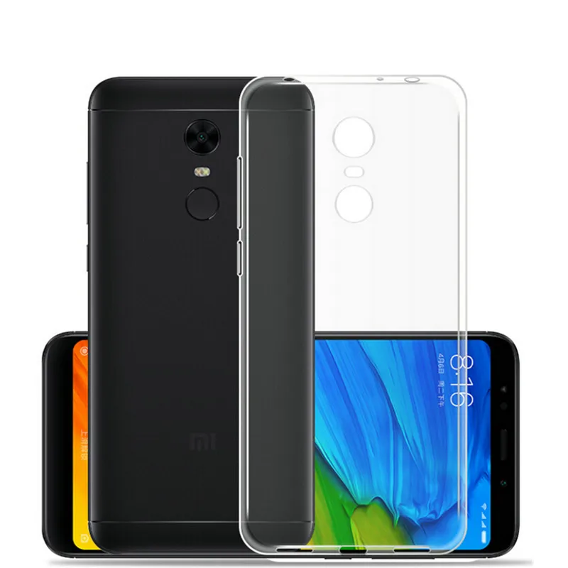 HOLAZING-Clear-Transparante-TPU-Gel-Rubber-Soft-Silicone-Voor-Xiaomi-Redmi-5-5-7-Slim-Beschermende_