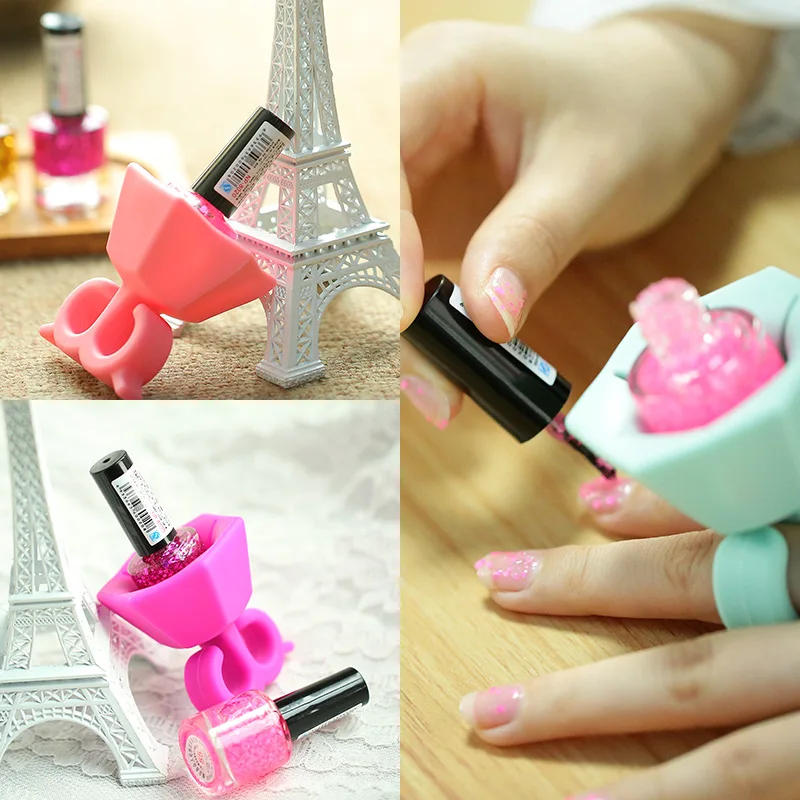 1pc-Nail-Art-Tools-Nail-Gel-Bottle-Holder-Flexible-Durable-Wearable-Silicone-Stand-Nail-Polish-Nail (3)