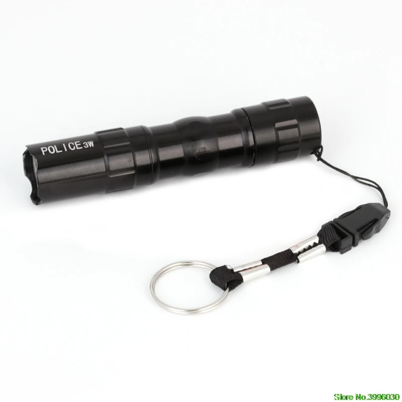 

Mini 3W LED Torch Portable Ultra Bright Police Waterproof Flashlight Gift Box