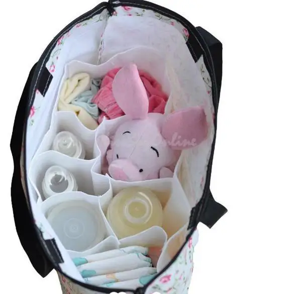 

Portable Travel 7 Liners Diaper Nappy Organizer Stuffs Insert Storage Bag