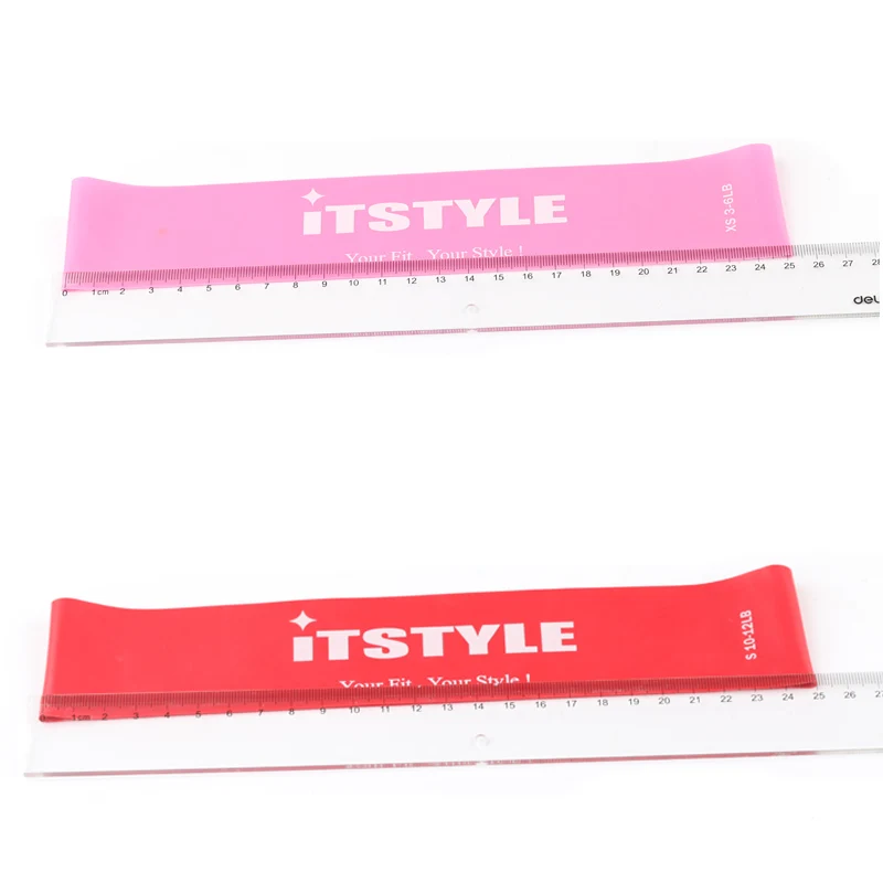 Резиновые ленты ITSTYLE эластичная фитнес резинка 6 уровней нагрузки для упражнений