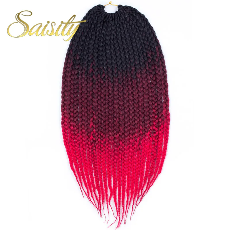 Saisity 18 Inch Crotchet Box косички наращивание волос крючком косички синтетические волосы