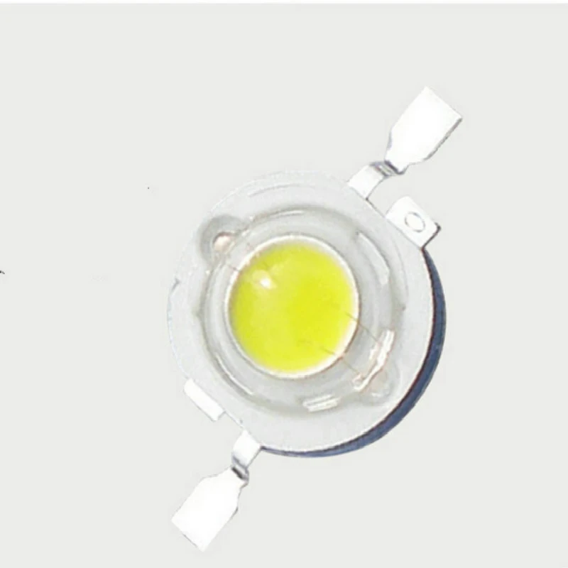 

100Pcs/lots Warm White Real Full Watt 1W High Power LED lamp 100-110LM SMD Chip LEDs light Diodes For 3W-18W Spotlight Bulb
