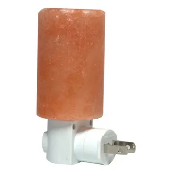 

US EU UK AU Plug Rotatable Mini Himalayan Salt Night Light Cylinder Shape Wall Lamp Bedside Bedroom Home Decor Novelty Lighting
