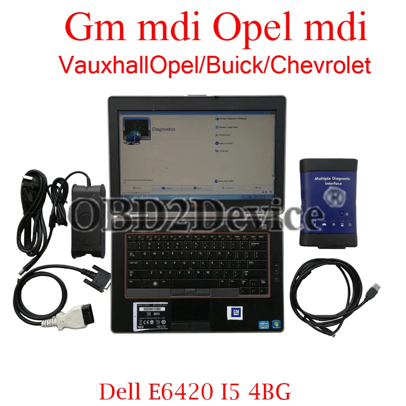 

GM MDI Latest Version Work with Dell E6420 I5 4GB Ready to USE Opel MDI For VauxhallOpel/Buick/Chevrolet car diagnostic tool