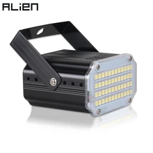 ALIEN 48 светодиодный RGB УФ белый стробоскоп огни диско DJ вечерние праздничные рождественские музыкальные Клубные звуковые активированные вспышки сценическое освещение