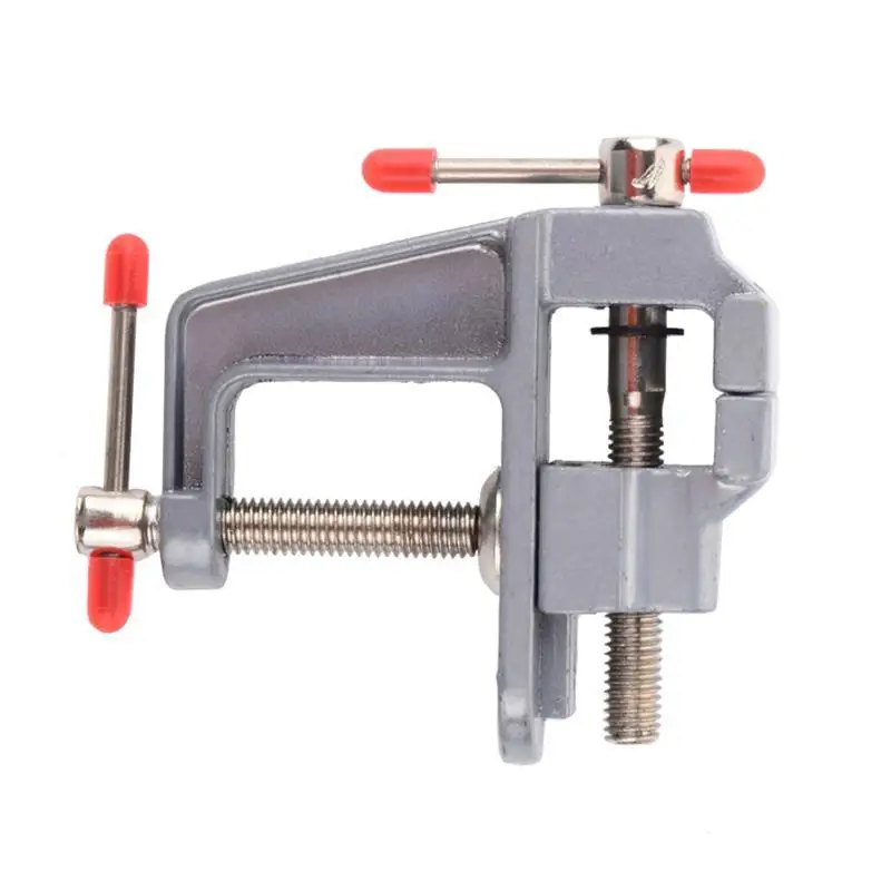 Table Vise Clamp 80mm, 360° Swivel Base Bench Vise Clamp, Portable...
