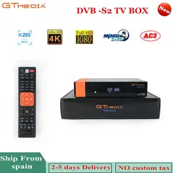 GT MEDIA Freesat V8 Новый DVB S2 спутниковый ТВ приемник V8 Nova Встроенный Wi-Fi H.265 Европа Клайн 1 год Cccam Поддержка Dolby AC3