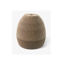 3D Paper Craft Puzzle Lampshade with LED Bulb Light Cardboard Toy Ellipse Shape Beautiful Ornament for