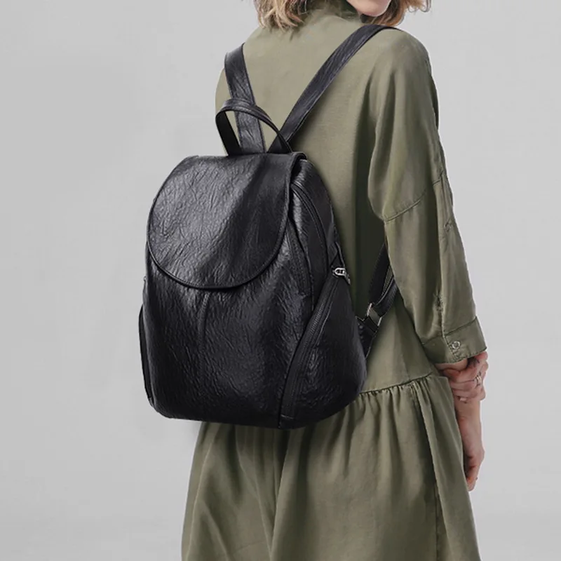 Litthing женский модный рюкзак из искусственной кожи, кошелек, водонепроницаемый, Противоугонный рюкзак, легкая школьная сумка на плечо, повседневный рюкзак