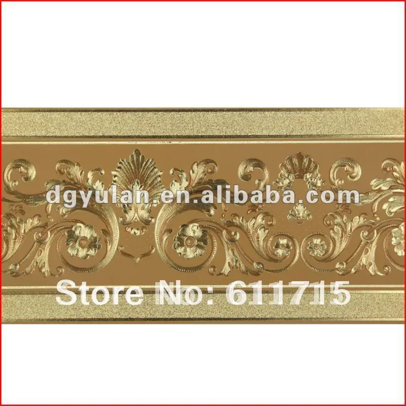 Top Quality Laminated Embossed Vinyl Wallpaper Borderin Wallpapers