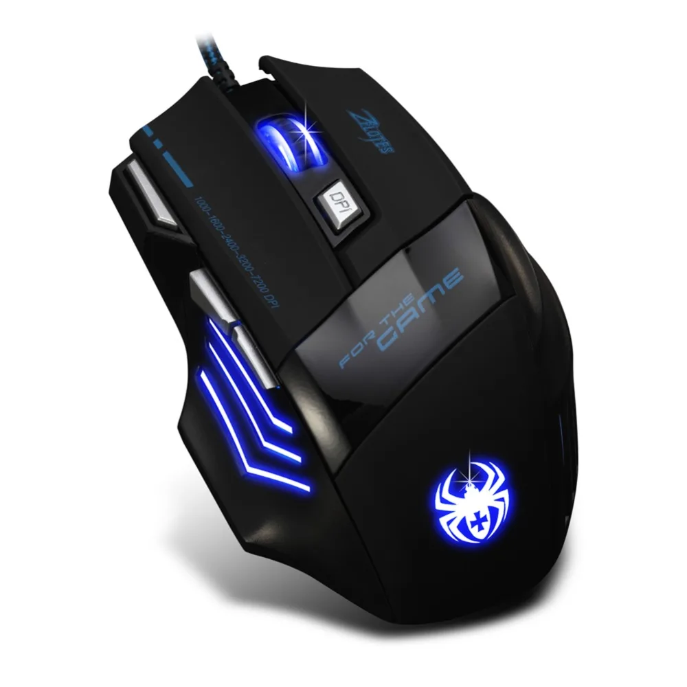 

ZELOTES T80 USB 7200DPI Wired Optical Backlight Gaming Mouse Support