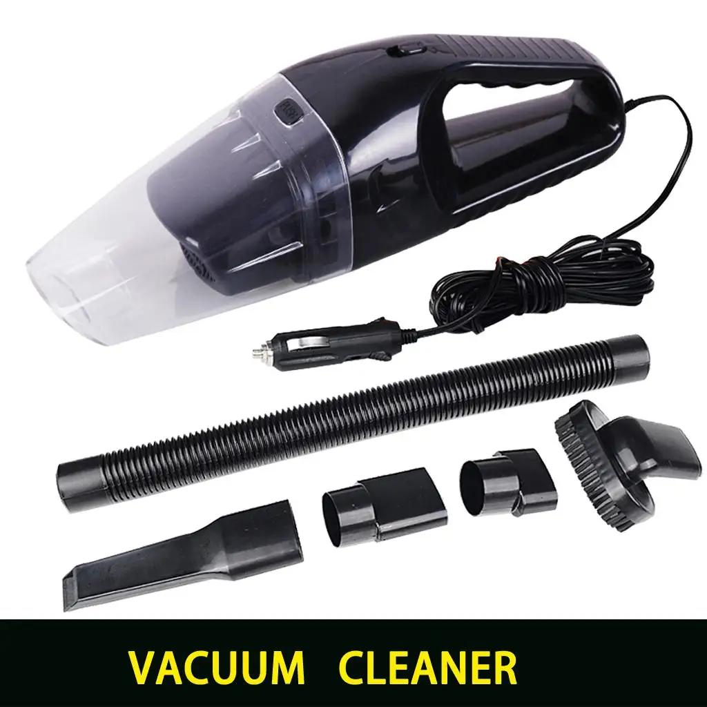 Portable car vacuum cleaner wet and dry dual use with power 120W 12V 5 meters of cable, superabsorb car waste, freeshipping 001