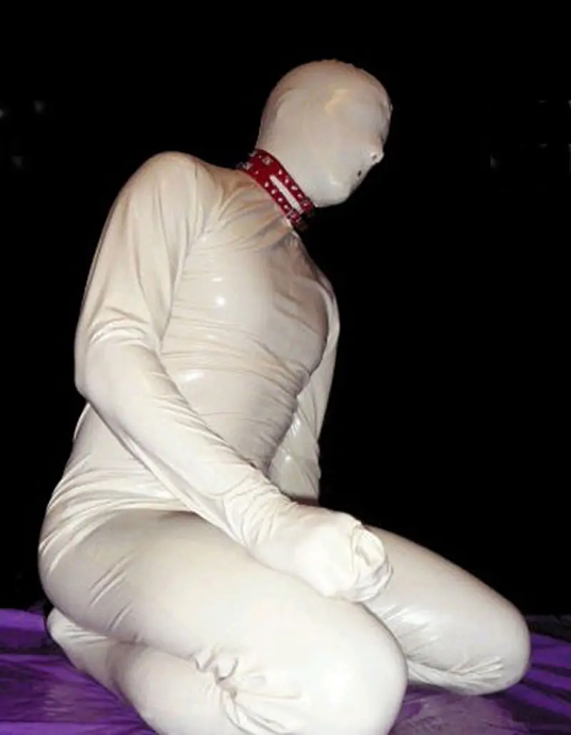 

Full Body Latex Zentai Bodysuits with Mask Sexy Unique Rubber Unisex Costumes