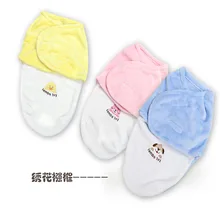 Мягкий фланелевый конверт-пеленка для новорожденных, 3 цвета, спальный мешок для детей 0-4 месяцев, пеленка 50X32 см