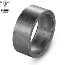 EVBEA титановая сталь Викинг панк готический античный простой мужской кольцо старый стиль для мужчин рок-ролл Kpop ювелирные изделия для байкеров