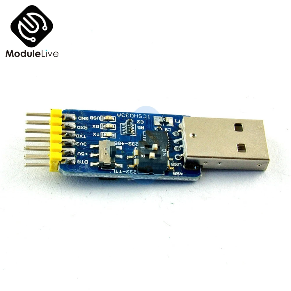 Последовательный чип USB CP2102 в TTL RS232 RS485 взаимное преобразование 6 1 модуль