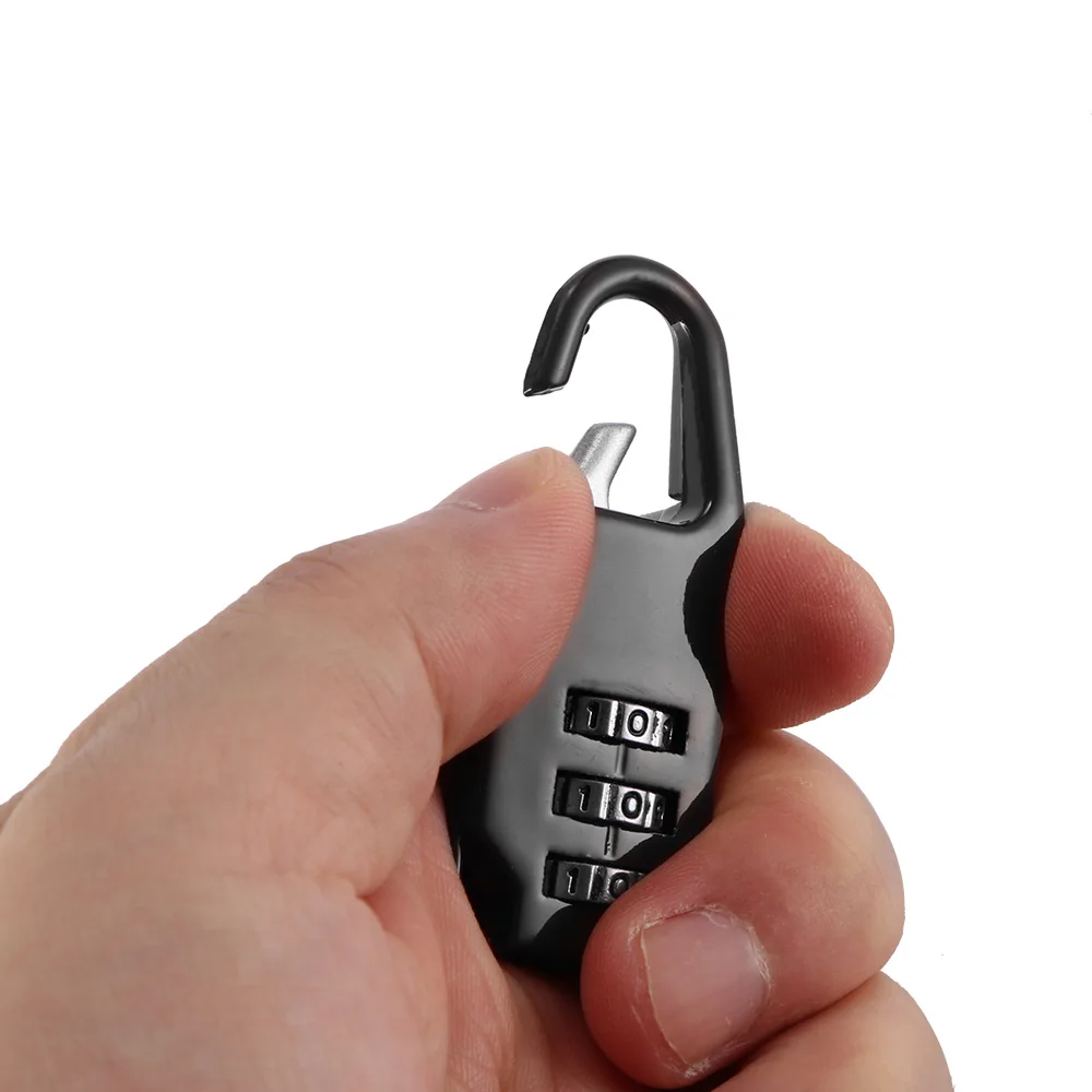 3 набора цифр код пароль комбинации замок безопасности путешествия безопасный замок