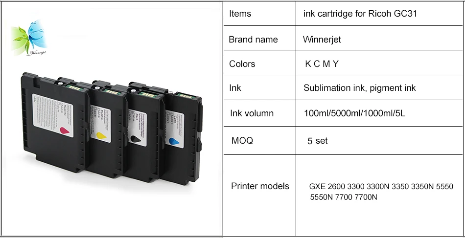 GC31 compatible ink cartridge