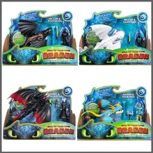 NEW 9 inches Night Fury Black/white Toothless PVC dragon model Figure toy Movie How To Train Your Dragon 3 action toys no box NEW 9 inches Night Fury Black/white Toothless PVC dragon model Figure toy Movie How To Train Your Dragon 3 action toys no box