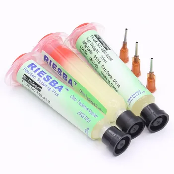 

RIESBA NC-559-ASM 10cc flux oil cylinder welding solder paste solder paste Black plug + needle