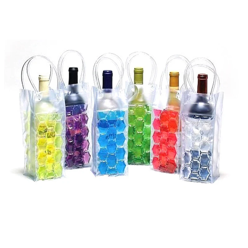 PVC Beer Cooler Bag Rapid Ice Wine Cooler Outdoors Ice Jelly Bag Picnic CoolSacks Wine Cooler
