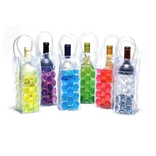 PVC Bierkühltasche Schnelle Eis Weinkühler Freien Eis Zipfel Picknick CoolSacks Weinkühler Kältemaschinen Gefrorene Tasche Flasche kühler