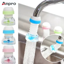 Anpro Поворотный кухонный кран на 360 градусов, кран для ванной комнаты, инструмент для экономии воды, кран для мытья рук, вращающийся кран, аэратор