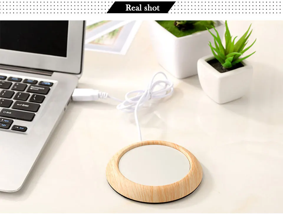 Высокое качество USB Отопление Coaster модный офис изоляции чашки коврики полезные кружка согреватель стекла Pad Творческий нагреватель