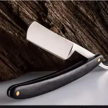 Черный Деревянный винтажный бритвенный нож ручной бритвенный винтажный бритвенный ретро-бритва острый