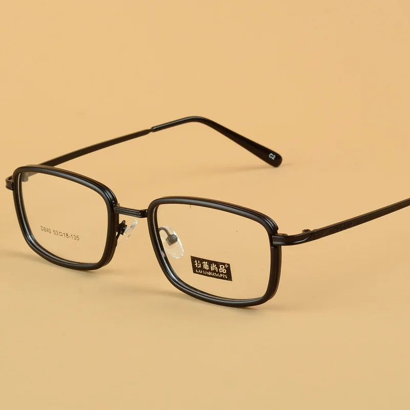 Alloy Glasses Frame Ultralight Square Myopia Prescription Eyeglasses Male or Female Metal Optical Frame Eyewear D840 Alloy Glasses Frame Ultralight Square Myopia Prescription Eyeglasses Male or Female Metal Optical Frame Eyewear D840