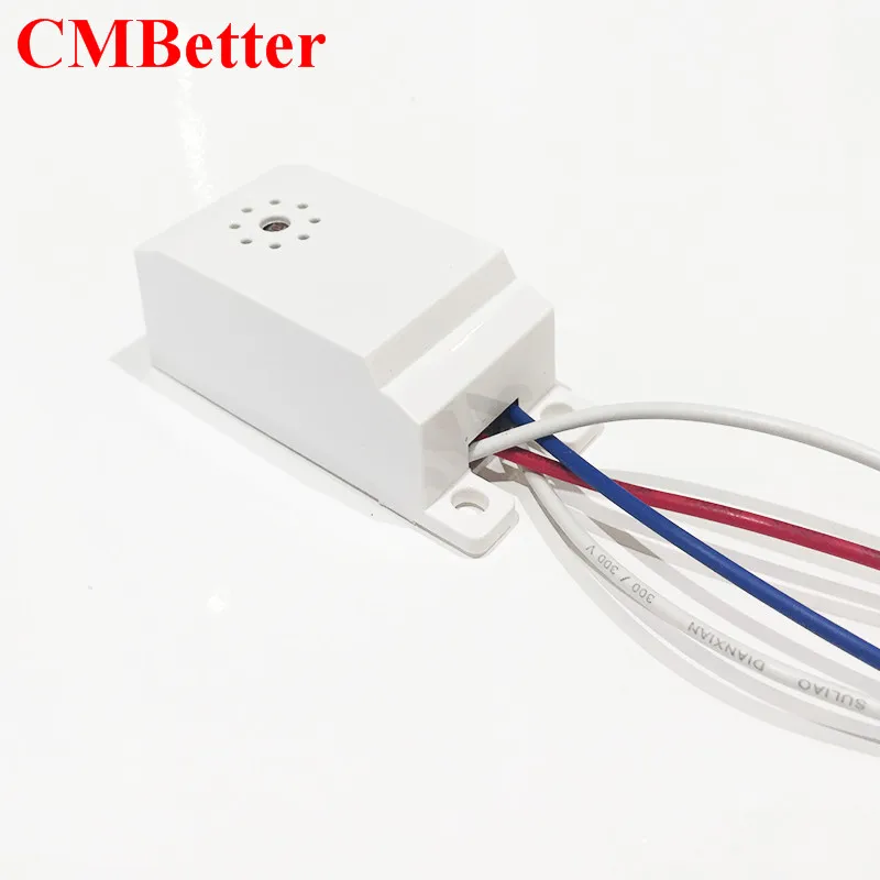 

CMBetter New Style Four Wire Sound - Light Controlled Energy-Saving Switch Corridor Induction Switches Passageway Used