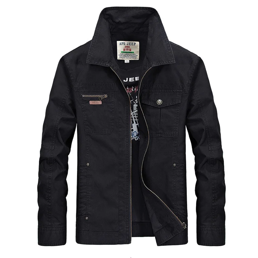 Free Shipping Fall Lapel Coat Pure Color Men's Frock Loose Thin Big Size Military Uniform CXY165 | Мужская одежда