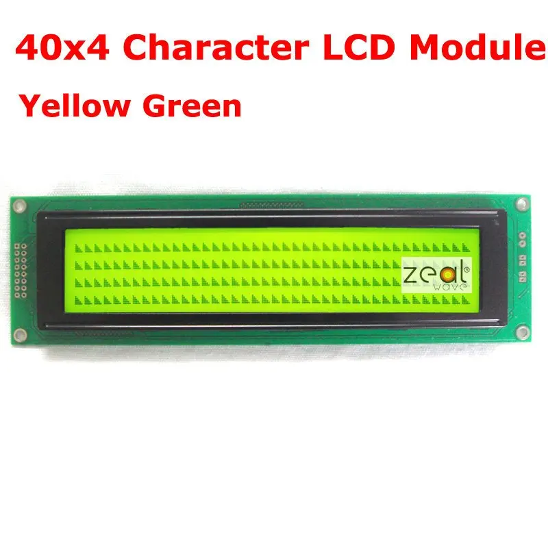 

40x4 4004 Character LCD Module Yellow Green  LED Backlight SPLC780D Free Shipping Free Tracking