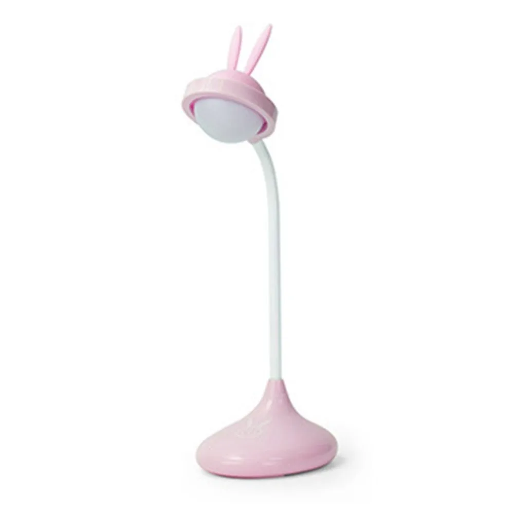 

USB Charging Cute Rabbit Desk Lamp Touch Switch Reading Lamp LED Dimming Novelty Night Light Book Reading Study Table Lamp