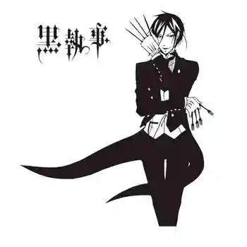

Black Butler Sticker Anime Cartoon Sebastian Michaelis Car Decal Sticker Vinyl Wall Stickers Decor Home Decoration