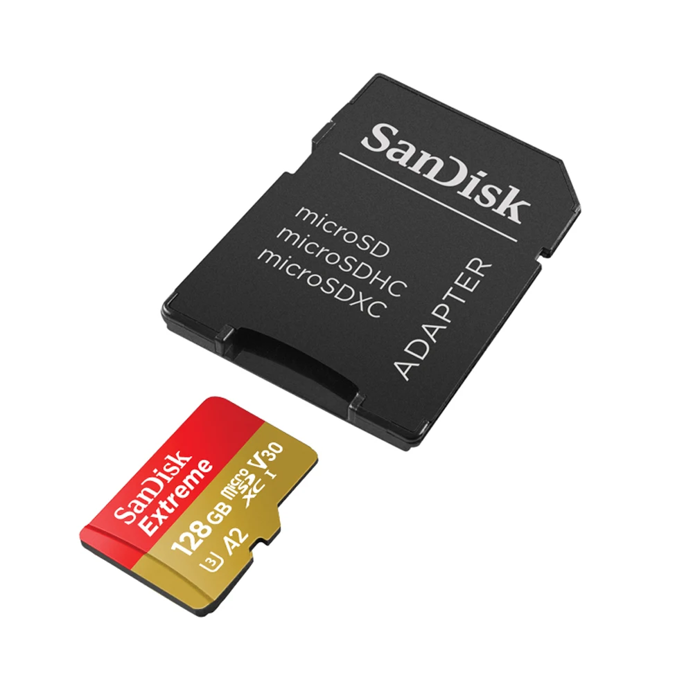 Sandisk Extreme Micro SD карта 160MB U3 V30 A2 64 Гб 128 ГБ 256 Гб 400 Гб microsd оригинальная TF карта 32 Гб A1 флеш-карта памяти