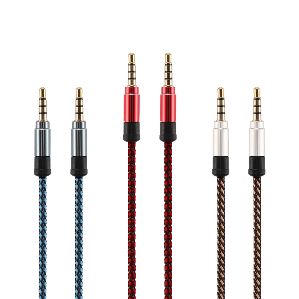 AUX Cable 3.5mm Auxiliary Audio Cable Nylon Braided AUX Cord for Car
