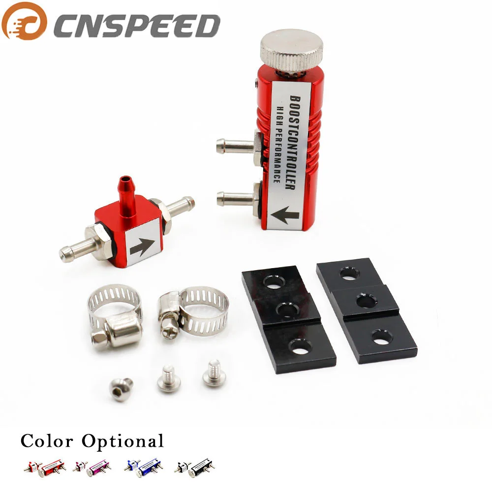 

CNSPEED Universal Car Auto Turbo Boost Controller Kit Adjustable F Manual Boost Controller 1-30 PSI IN-CABIN YC100268