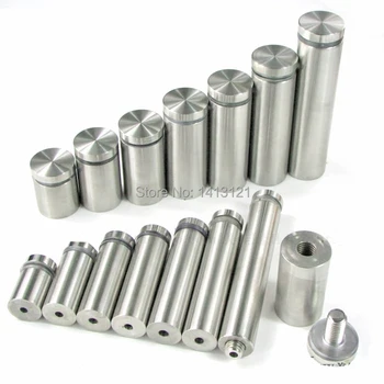 

free shipping solid mirror nail Screw print advertising nail decorative picture hanger ect fix nail fastener hardware acrylic
