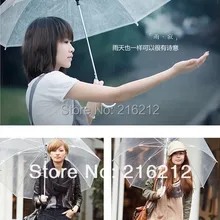 Рождественский подарок, модный утолщенный прозрачный зонтик, Экологичная производительность, Солнцезащитный зонт