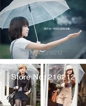 

Christmas gift Fashion thickening transparent umbrella eco-friendly performance bumbershoot sun parasol