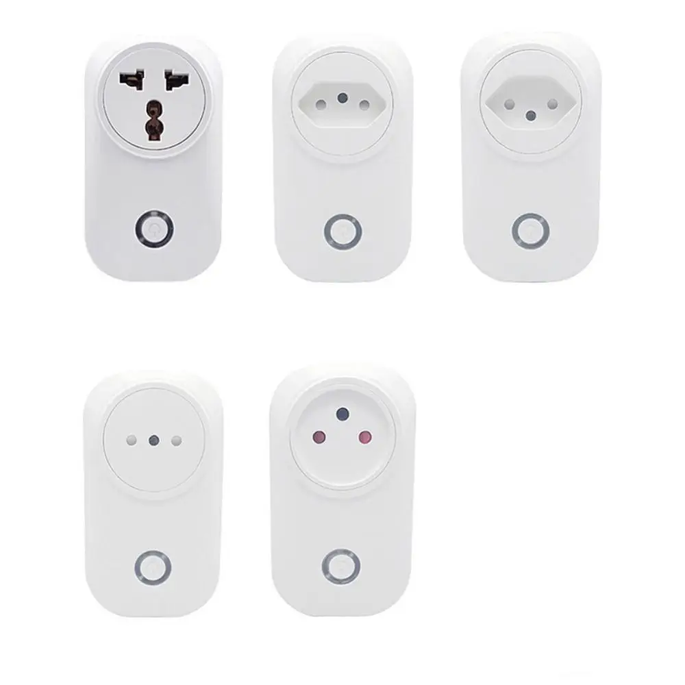 

WiFi Smart Plug Home Appliances Cellphone APP/Voice Control Intelligent Timing Socket Compatible With TV/Fan/Lamp/Speaker