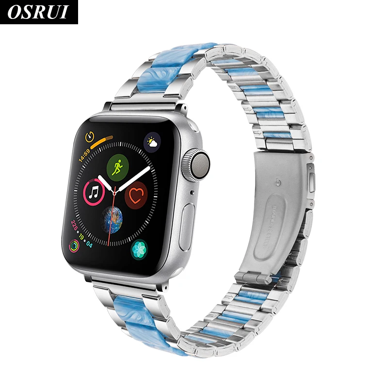 

Strap for Apple watch band Stainless steel 4 44mm 40mm watchband correa 42mm 38mm link bracelet wrist iwatch 3 2 1 Accessories