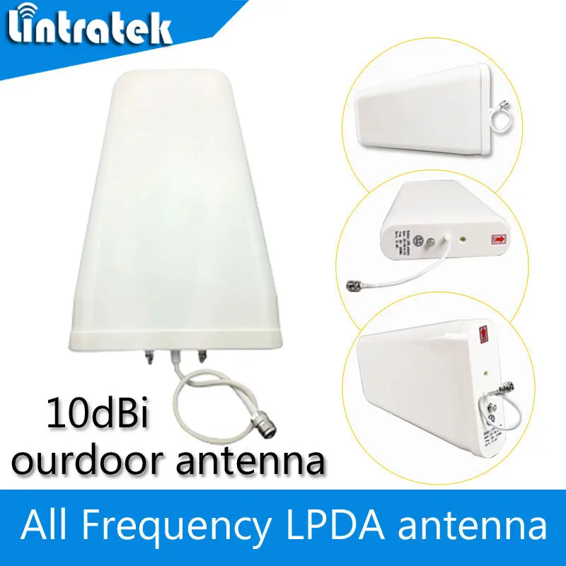 

Outdoor Antenna 10dbi Log-periodic Antenna N Type Connector 800-2500hz for 3G CDMA GSM UMTS LTE Phone Signal Booster Repeater