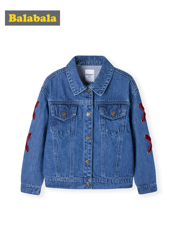 

Balabala 2019 Children Clothes Girls Spring Jackets Coats Girl Hooded Windbreaker For Baby Kids Outerwear Windbreak Clothing